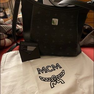 Authentic leather MCM bag
